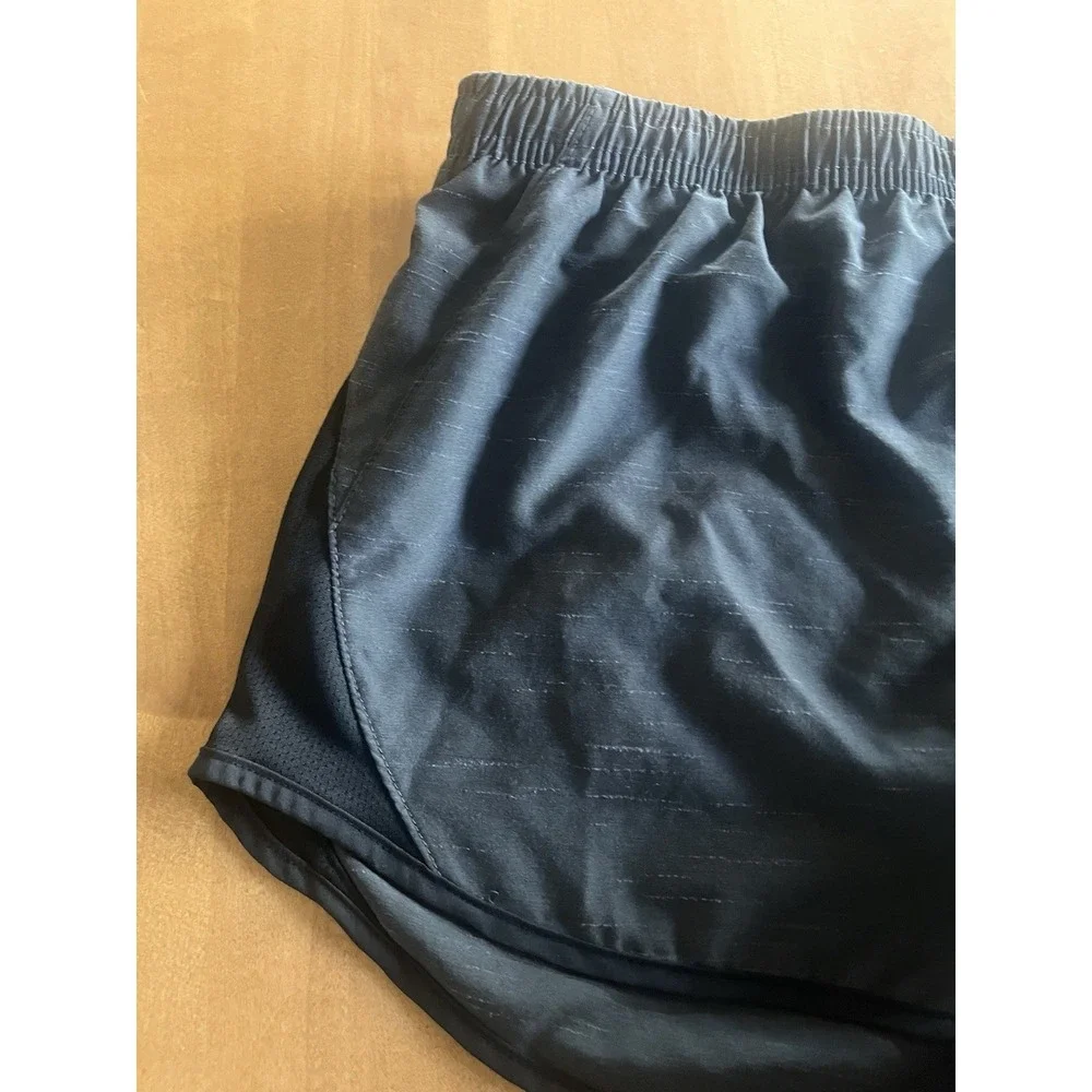 Nike Women's Dri Fit Athletic Running Shorts Sz S Drawstring Black Lined Run Gym